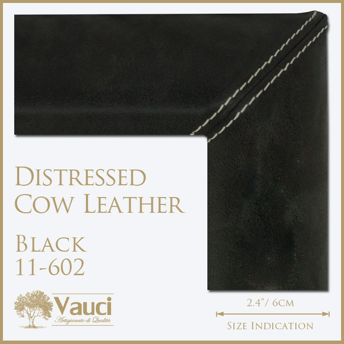 Cow Leather-Distressed-Black-11602